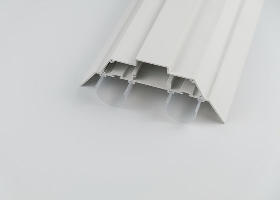 Rigid Polycarbonate LED Profile Diffuse , Custom Color Plastic Extrusion Products