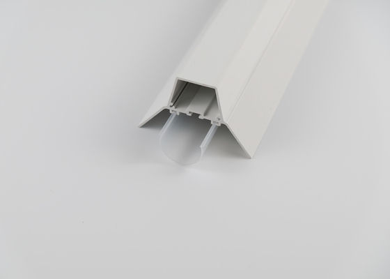 Rigid Polycarbonate LED Profile Diffuse , Custom Color Plastic Extrusion Products