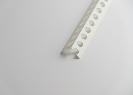 Matt / Shiny Surface Plastic Corner Profile , Custom Rigid PVC Corner Trim