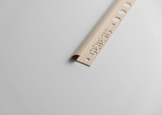 Polyvinyl Chloride Plastic Corner Trim , Moisture Proof Rigid PVC Trim Profiles