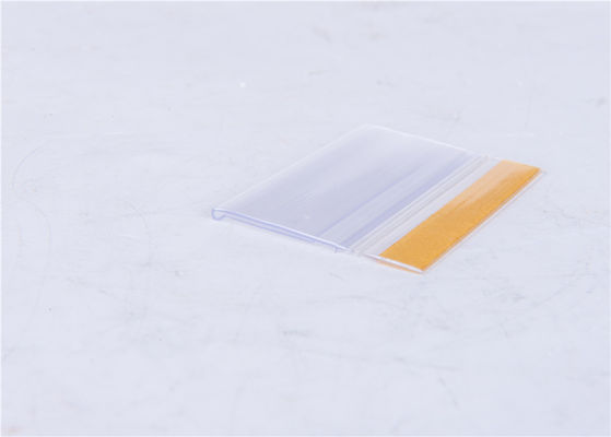 Moisture Proof Clear Plastic Extrusion Profile For Supermarket / Store