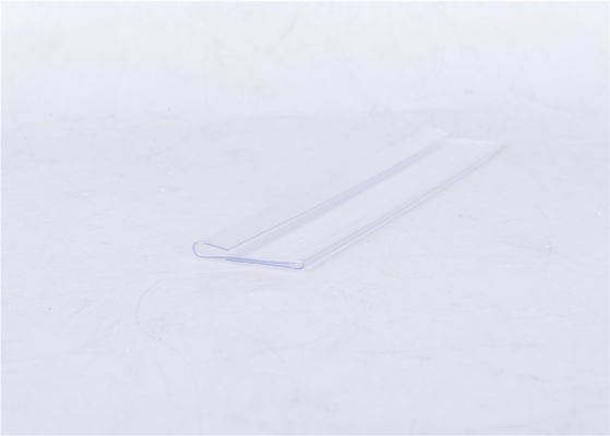 Plastic Extruded Sections Transparent Type For Showing Shop Price Information