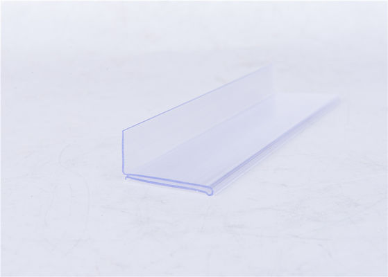 Plastic Extruded Sections Transparent Type For Showing Shop Price Information