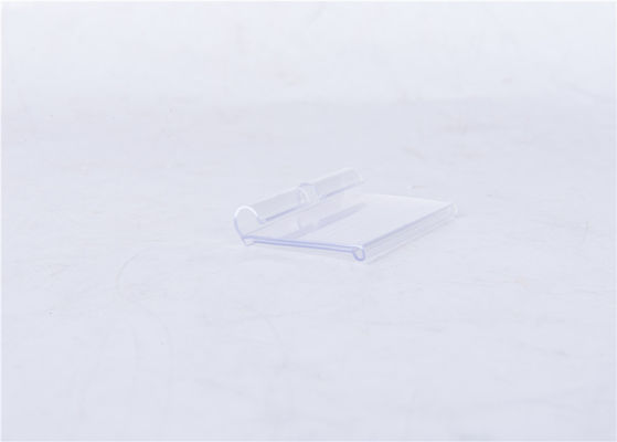 Extruded Transparent Plastic Profiles , Moisture Proof Supermarket Shelf Talker