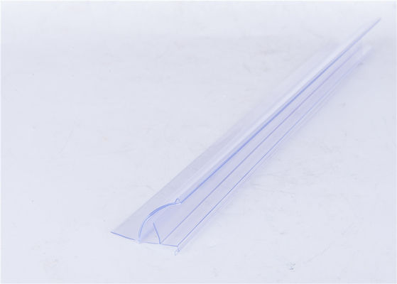 Transparent PVC Extrusion Profiles For Price Tag / Label Holder
