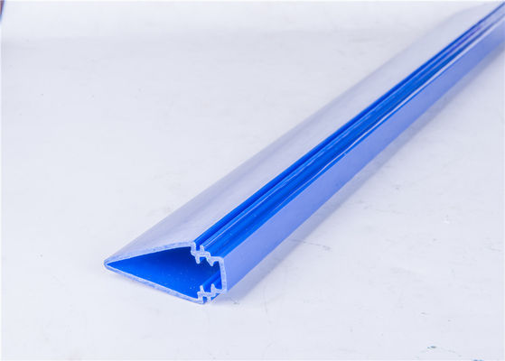 Custom PVC Extruded Profiles Green Level Type For House Decoration