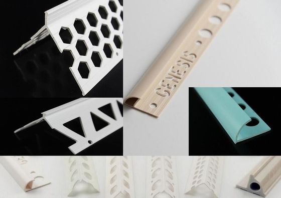 High Intensity External Corner Trim , Pvc Corner Trim Easy Setting / Cleaning