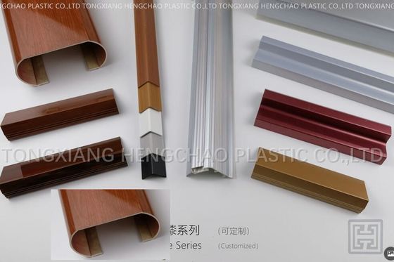 U Style Flexible Rigid Plastic Extrusions Pvc Jointer 5.95 Meter Length