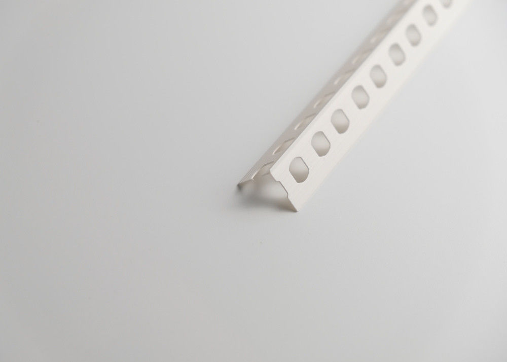 Green Level PVC Corner Profile / Plastic Angle Trim Custom Service Acceptable