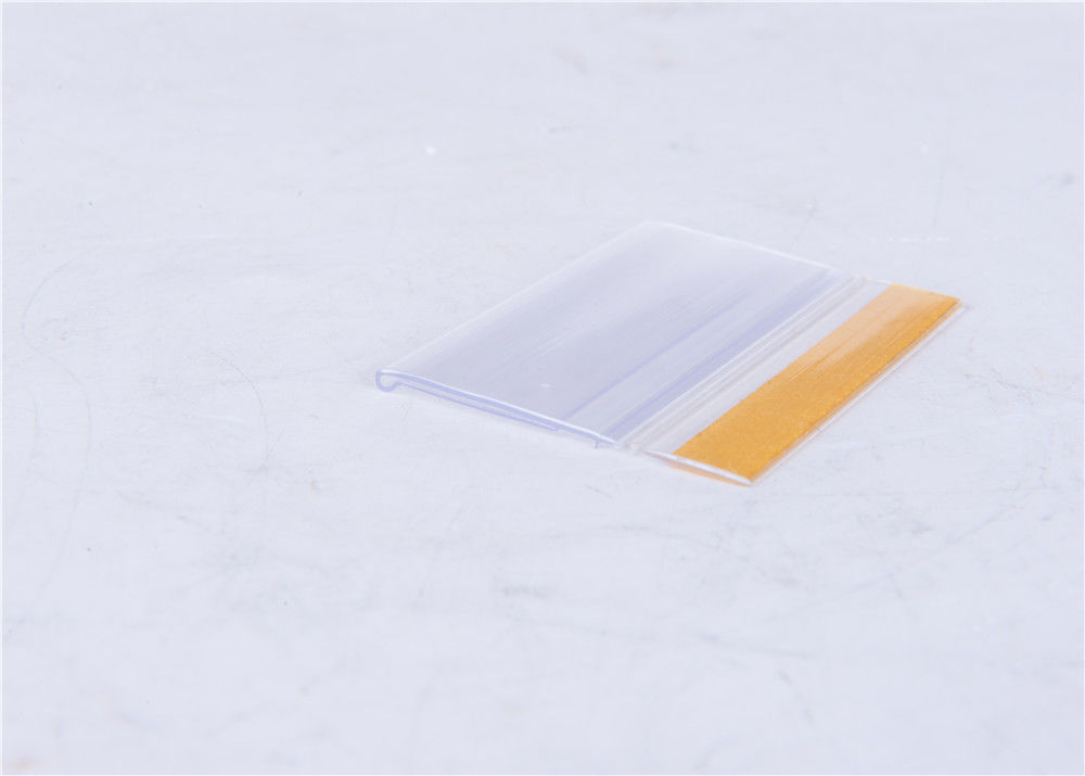 Moisture Proof Clear Plastic Extrusion Profile For Supermarket / Store