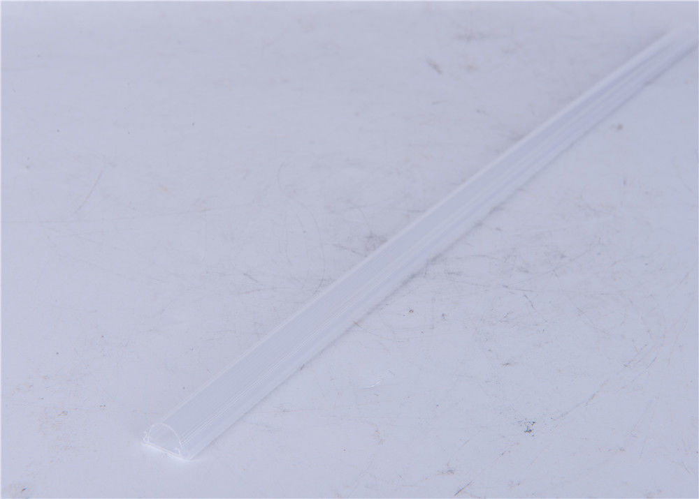 Transparent / Milky Polycarbonate LED Profile , Extruded LED Profile Channel