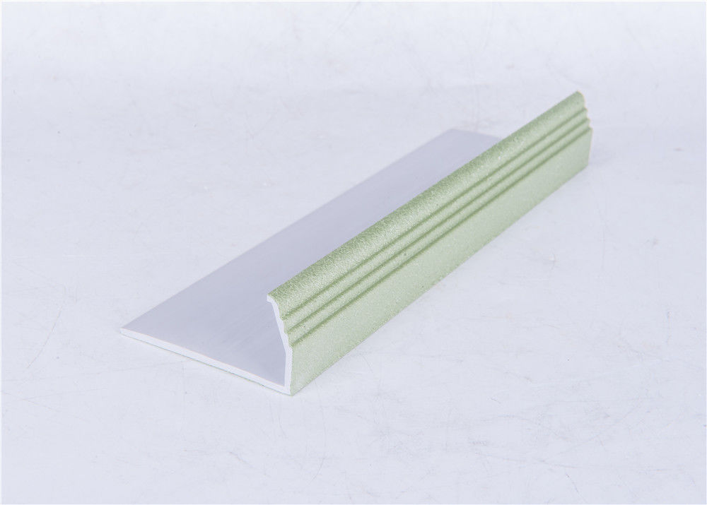 Matt / Shiny Surface PVC Decoration Profile , Hard Decorative PVC Moulding