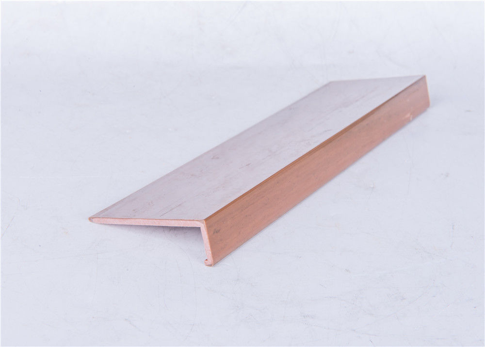 Wooden Effect PVC Extrusion Profiles Matt / Shiny Surface Type Optional