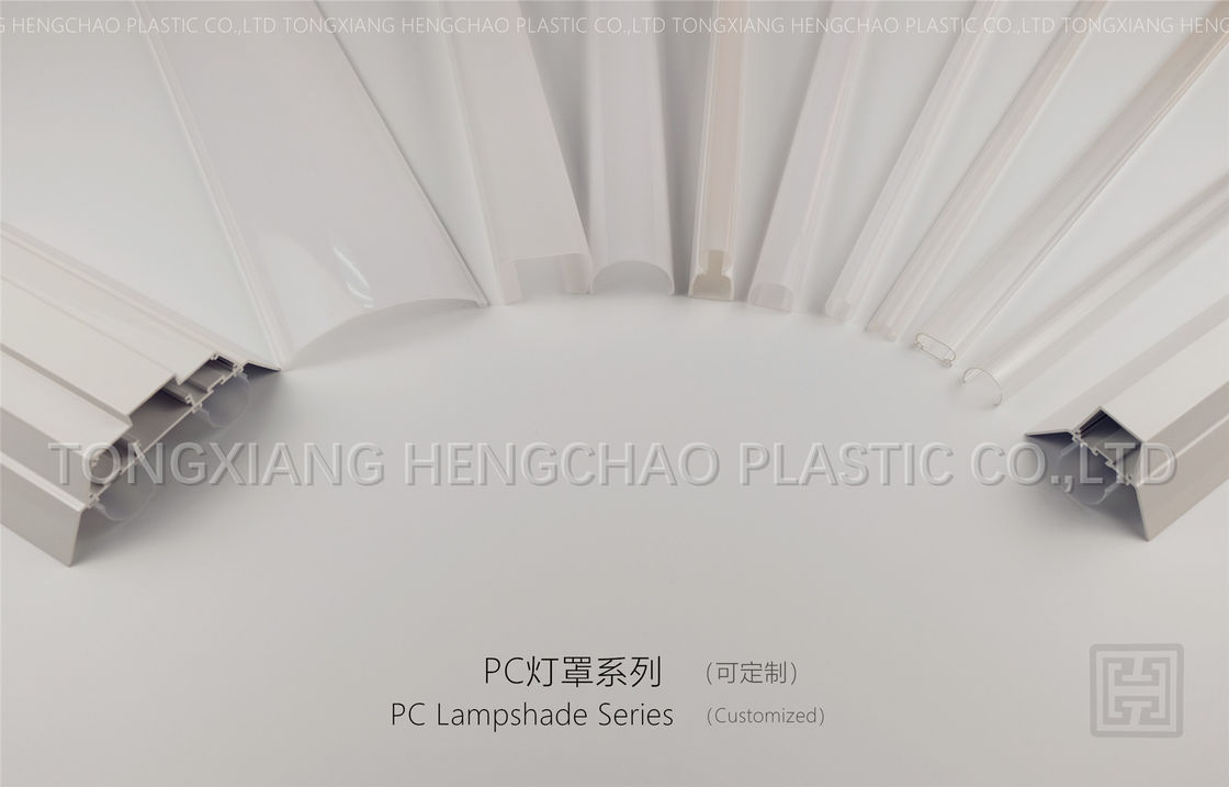 Customized Plastic Extruded Sections , Rigid PVC Extrusion Profiles