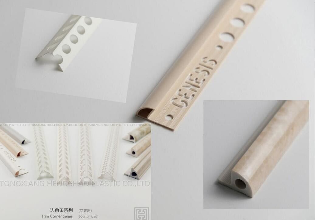 Inside PVC Corner Profile , Pvc Trim Moulding Window Trim For Decoration