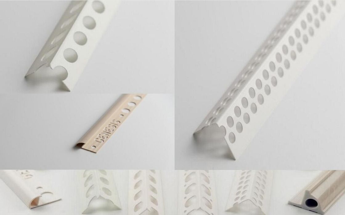 Eco Friendly Big Pvc U Profile For Windows And Doors 5.95m Lamination Surface